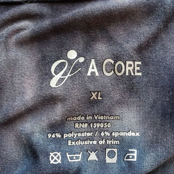 💚A Core Tie Dye Open Back Sleeveless Crop Top XLarge - Picture 9 of 9